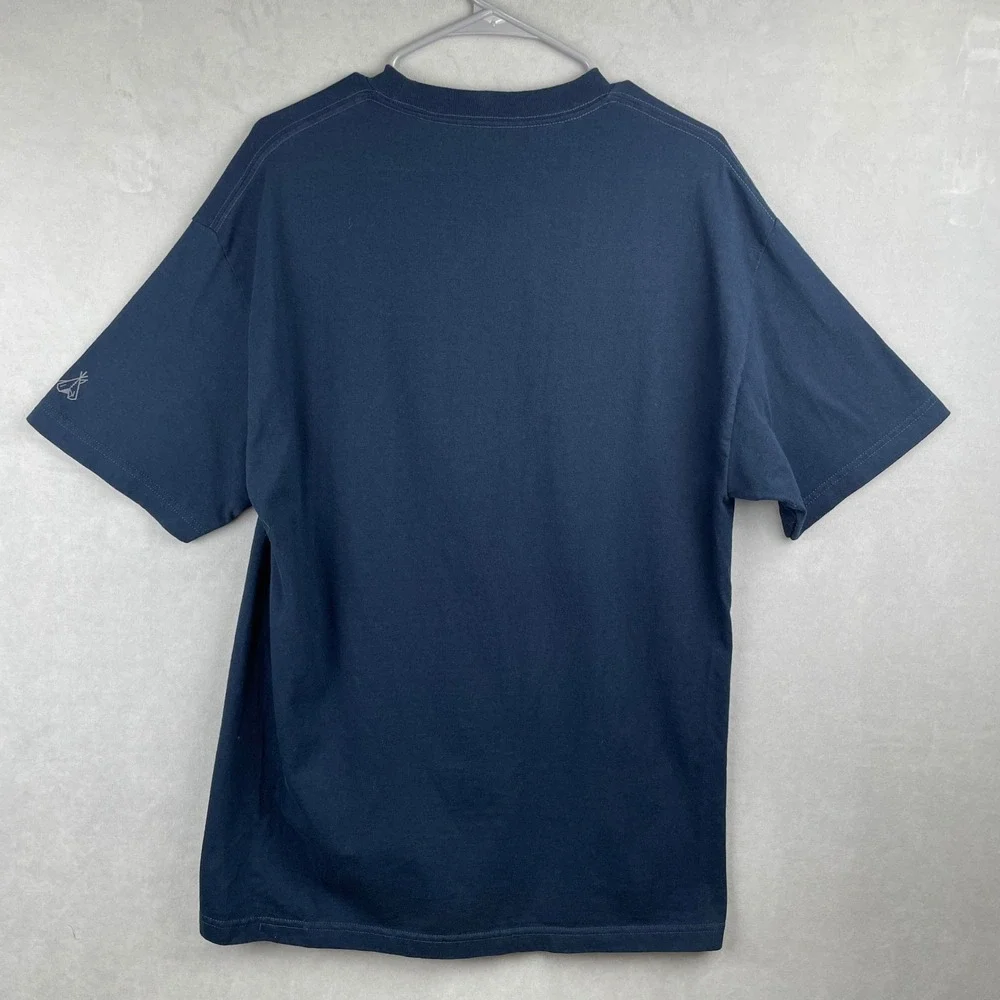 Pendleton‎ Mens Navy Blue Graphic T-Shirt Southwestern Geometric Diamond Aztec M
